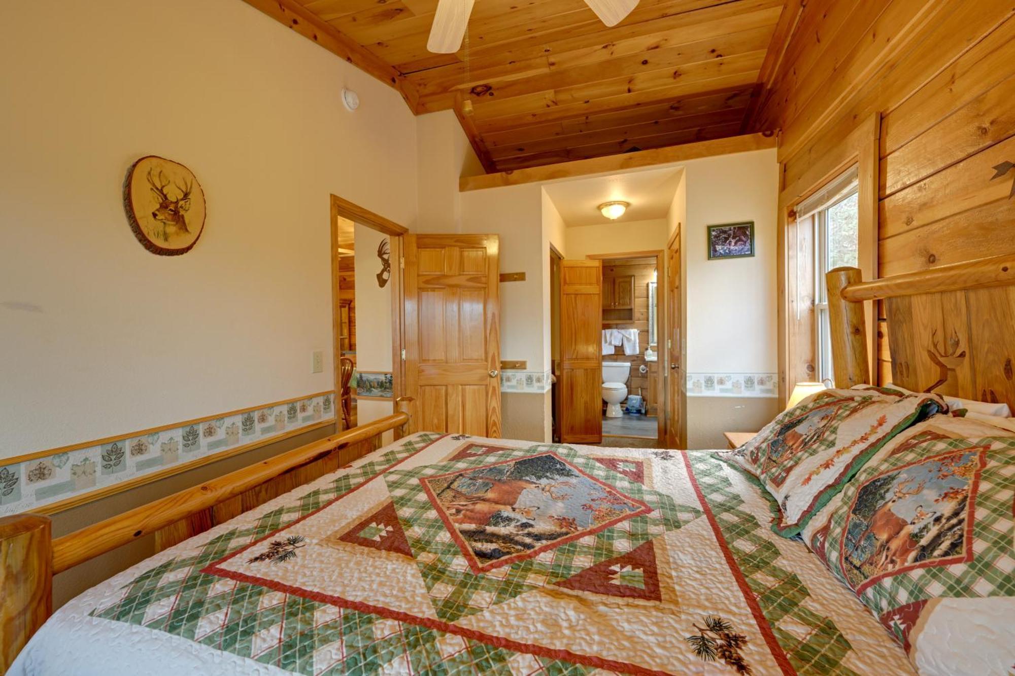Cozy Deer Glen Cabin With Private Hot Tub And Porch! Bryson City Exteriör bild